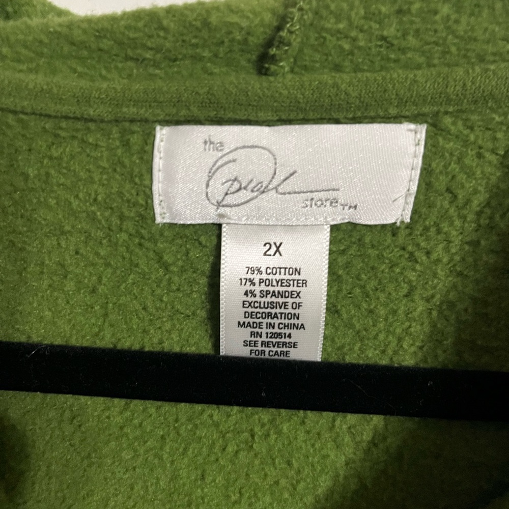 ❤️ 2X Oprah Winfrey Show Green women’s Hoodie sweatshirt - Picture 7 of 10